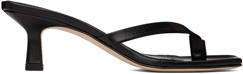 Nega čevljev Aeyde Aeyde Wilma Heeled Thong Sandals Črna | A11-HS-ADRS55CI-0221-800-007