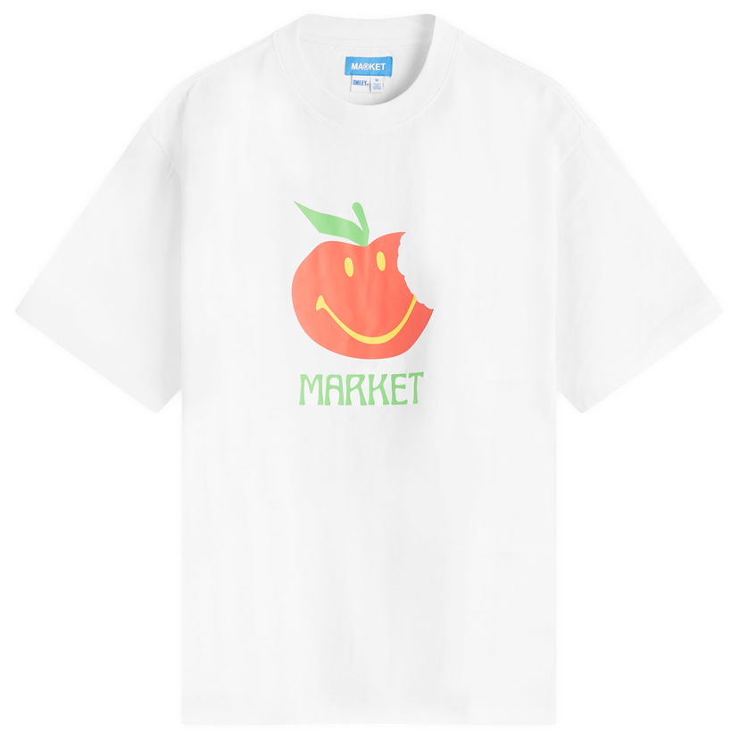Majica MARKET Smiley Honeycrisp Graphic Tee, Size Large Bela | 399002180-WHT