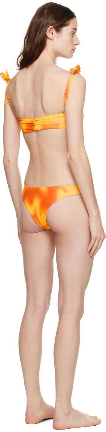 Kopalke GUIZIO Guizio Mona Tie-Front Bikini Oranžna | MB 5, 2
