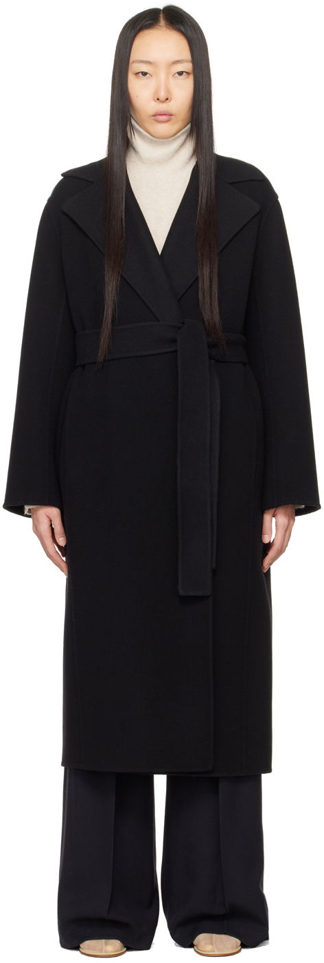 Plašči The Row Black Malika Coat Črna | 5210-W1911