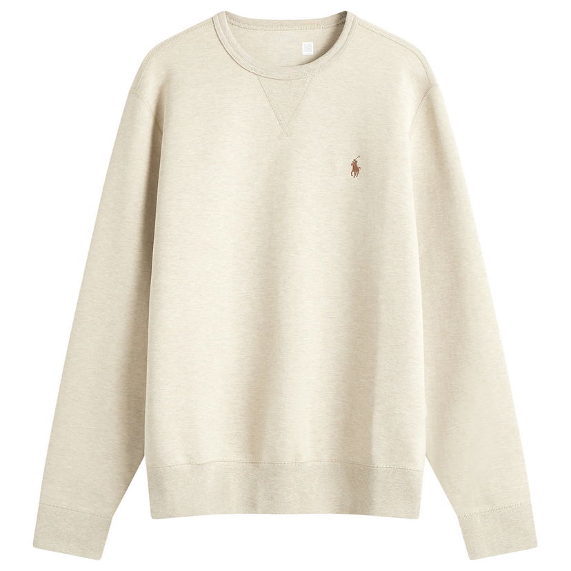 Pulover Polo by Ralph Lauren Double Knit Crew Sweatshirt in Size Large Bež | 710961139001