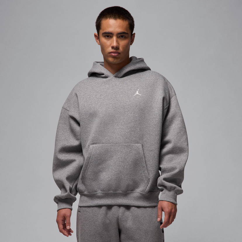 Pulover Jordan Jordan Brooklyn Fleece Loose Hoodie Siva | IB7235-091