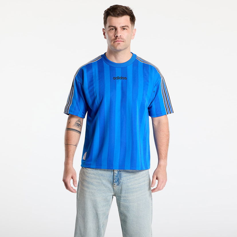 Majica adidas Originals 90s Stripe Jersey T-shirt Modra | JX3069