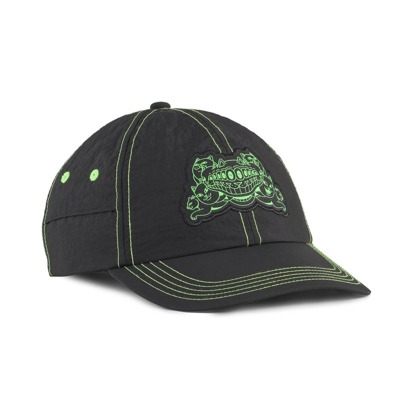 Kapa Puma RIPNDIP Dad Cap with Neon Green Details Večbarvna | 026595_01