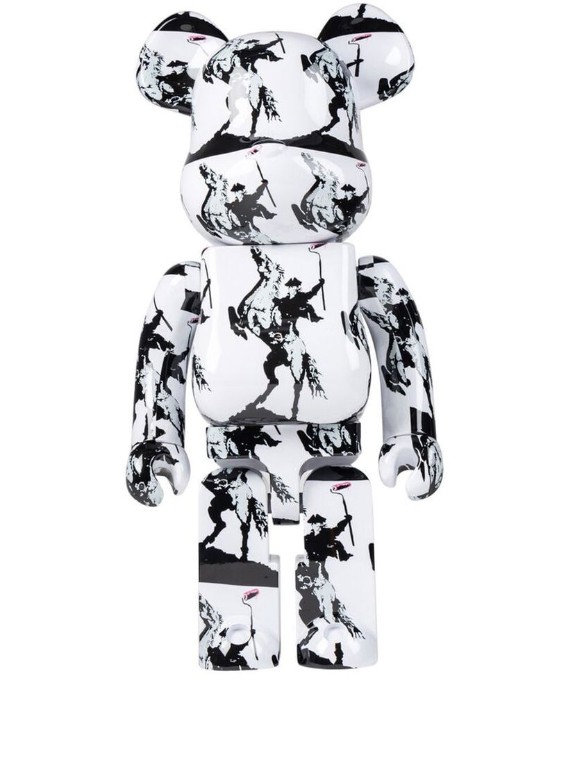 Collectibles Medicom Toy Brandalism Highwayman Be@rbrick collectible 1000% - White Črna | MEDI006619105220