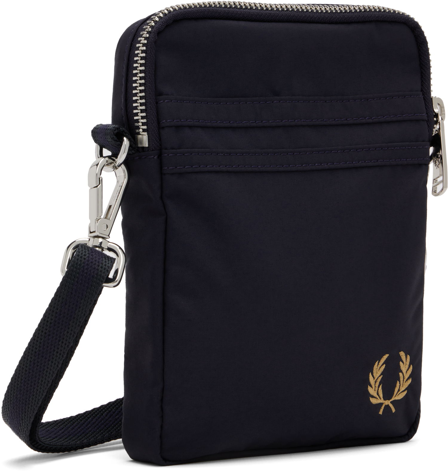 Torba za čez ramo Fred Perry Fred Perry Brentham Nylon Side Bag Mornarica | L9263, 1