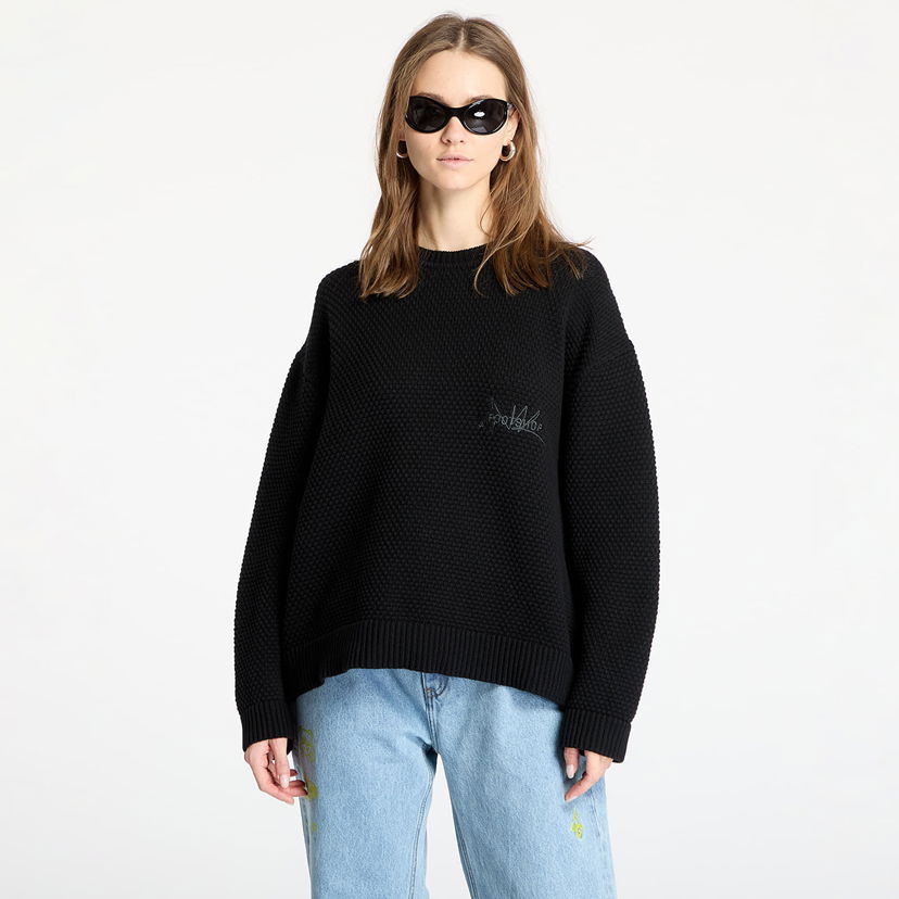 Pleteni pulover Footshop FTSHP Everyday Sweater Črna | FTSHP_449