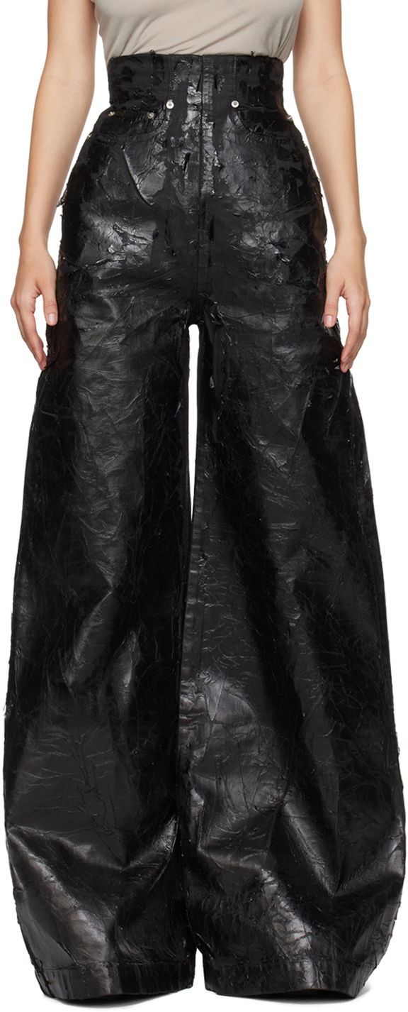 Kavbojke Rick Owens Cooper Dirt Jeans Črna | DS02D2303 BMC, 0