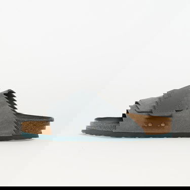 Superge in čevlji Birkenstock Birkenstock Kyoto Nubuck/Suede Slides Siva | 1029144, 0