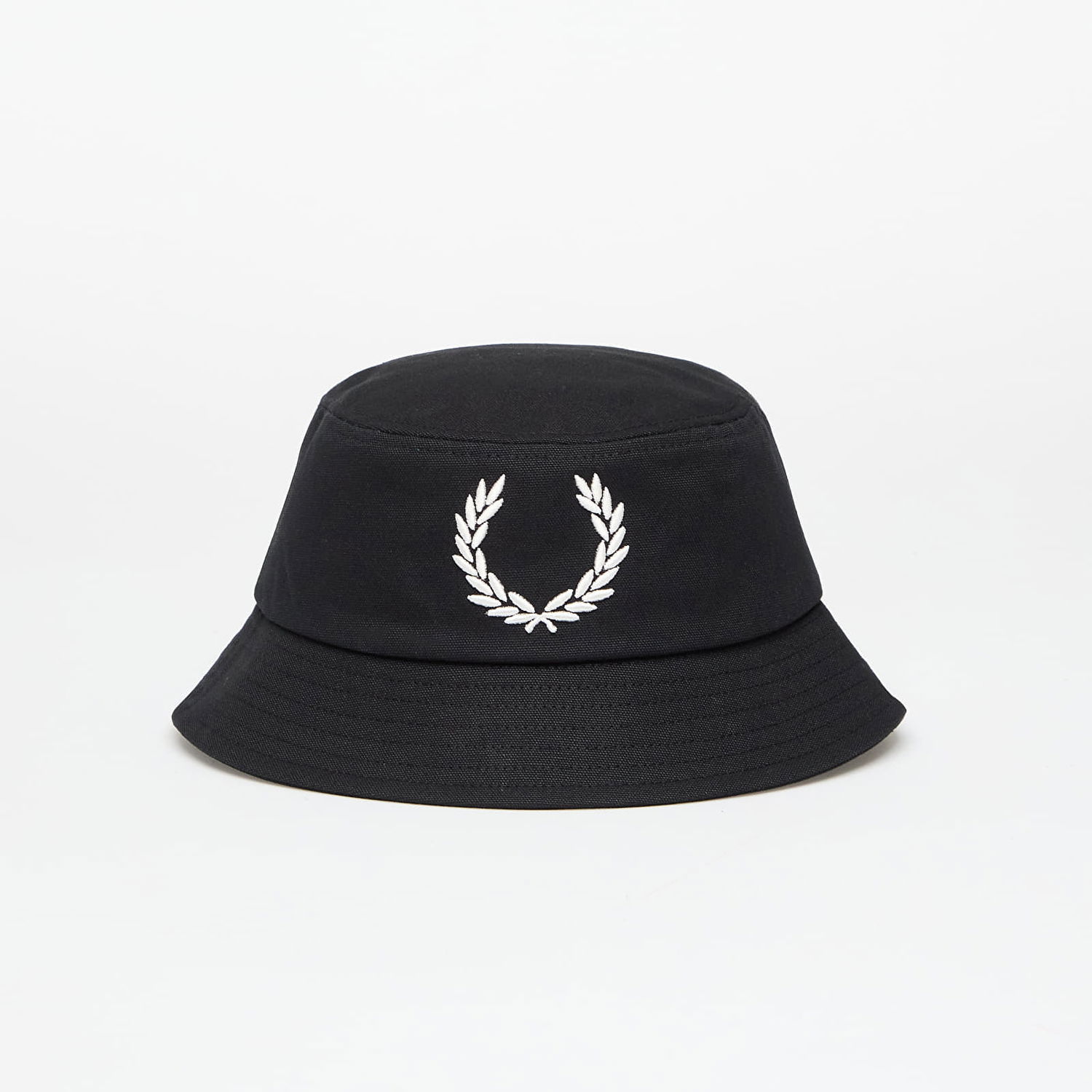 Klobuk Fred Perry Fred Perry Bold Branding Canvas Bucket Hat Črna | HW1295 843, 0