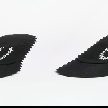 Klobuk Fred Perry Fred Perry Bold Branding Canvas Bucket Hat Črna | HW1295 843, 0