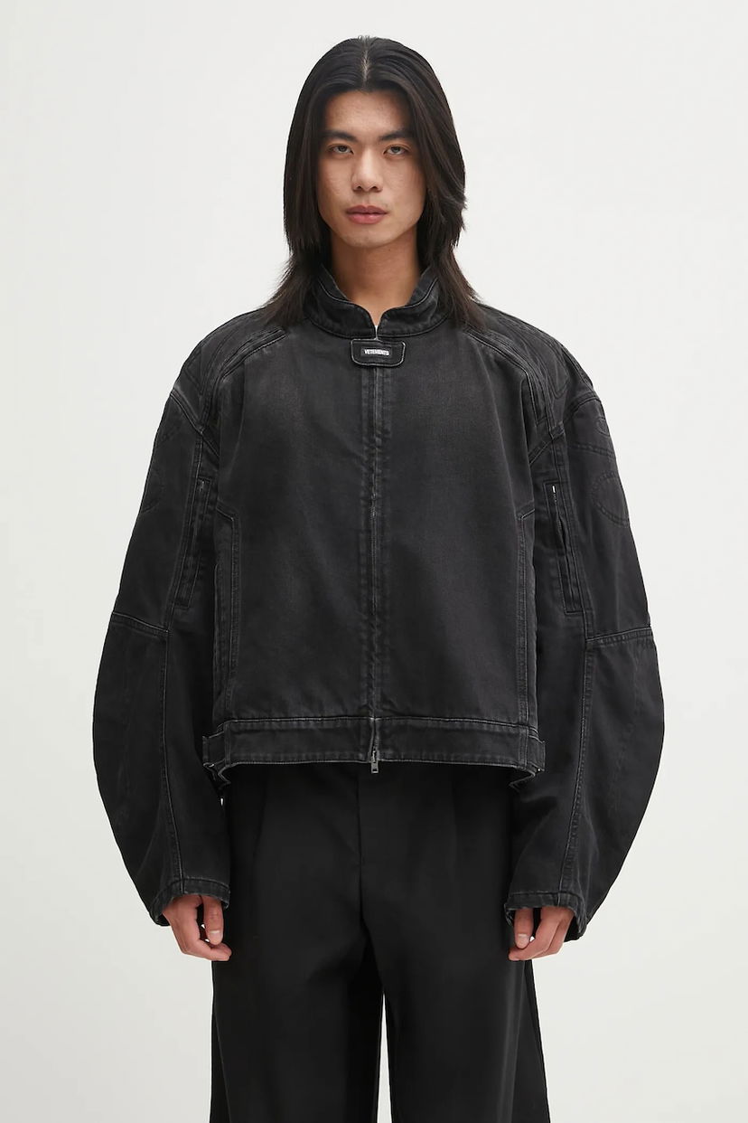 Jakna VETEMENTS VETEMENTS Racing Denim Oversize Jacket Črna | UH76DJ900B2