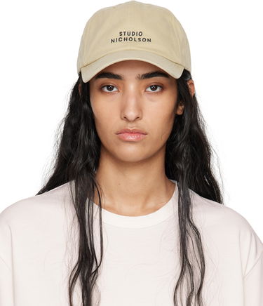 Kapa Studio Nicholson Studio Nicholson Logo Cap Bež | CAP SNM - 1168, 0