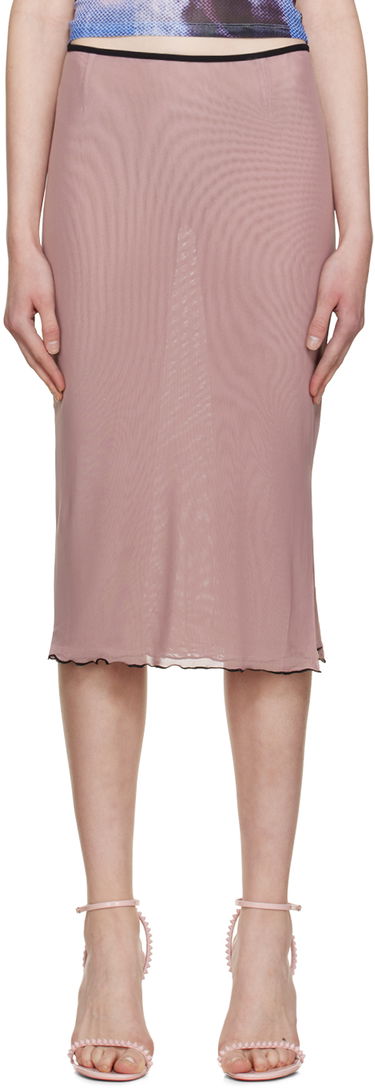 Krila Miaou Miaou Moni Mesh Midi Skirt Roza | 4005PM2CTM, 0