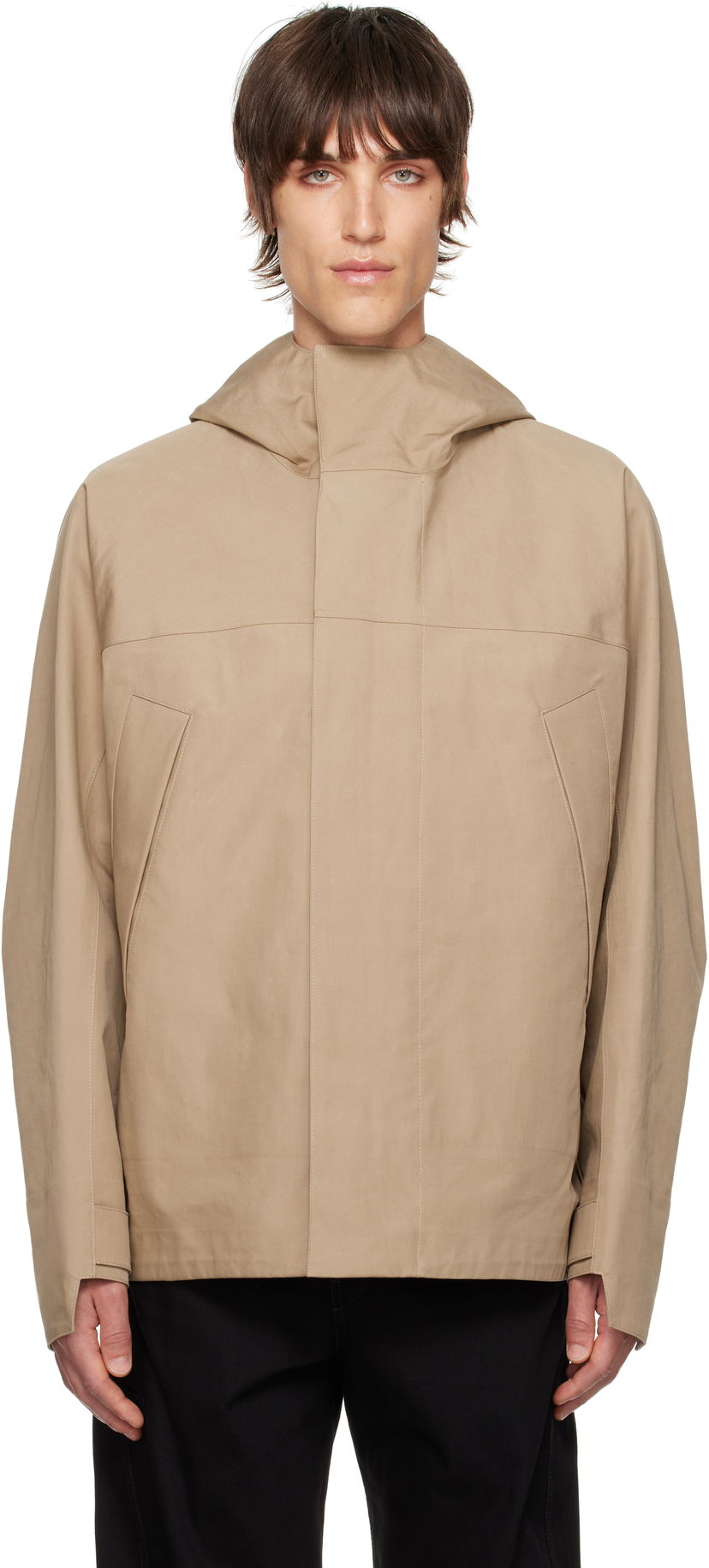 Vetrovka LEMAIRE LEMAIRE Soft Technical Parka Jacket Bež | OW1095 LF1294
