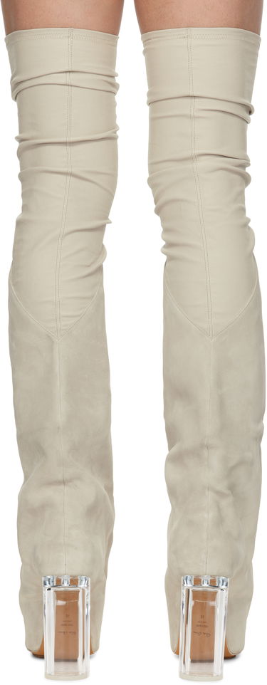Nogavice Rick Owens Rick Owens Hollywood Taco Kiss Tall Boots Bež | RR01E5843 LSLVS0, 1