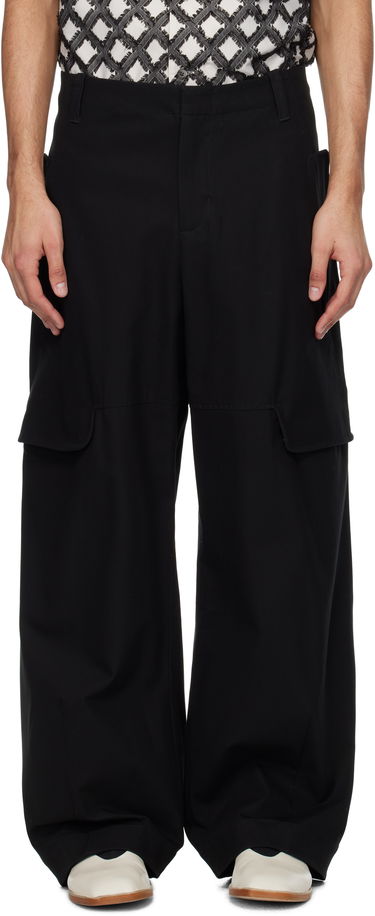 Cargo hlače sage NATION SAGE NATION Index Cargo Pants Črna | S113 INDEX CARGO TROUSER, 0