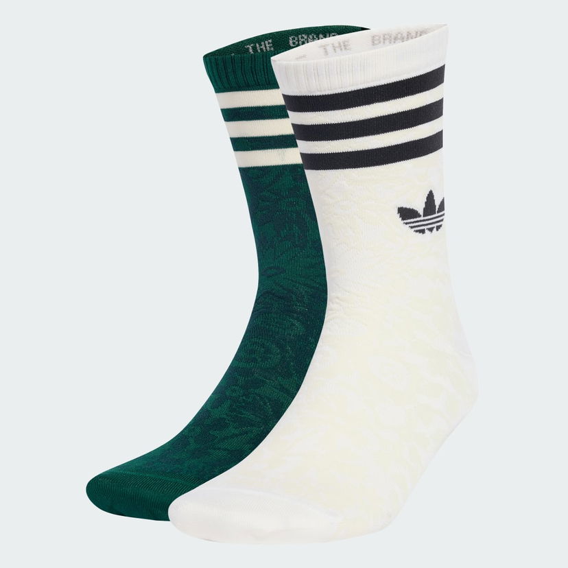 Nogavice adidas Originals Originals x Liberty London Crew Socks - 2 Pairs Bela | JV7853