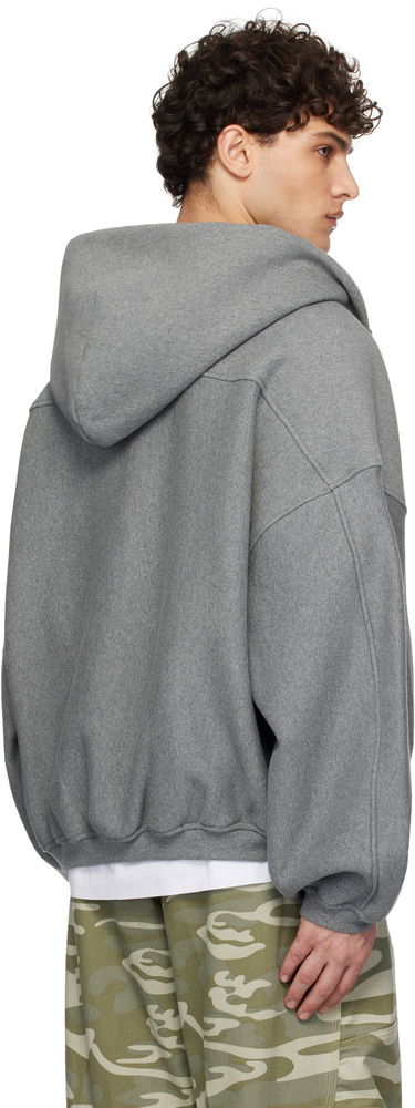 Pulover Alexander Wang Dense Fleece Star Zip-Up Hoodie Siva | 6CC2242051, 2