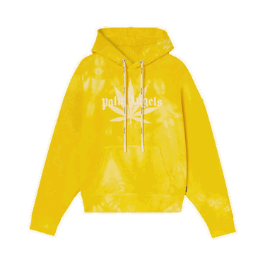 Pulover Palm Angels Leaf Tie Dye Hoodie Rumena | PMBB058S22FLE0101818, 0