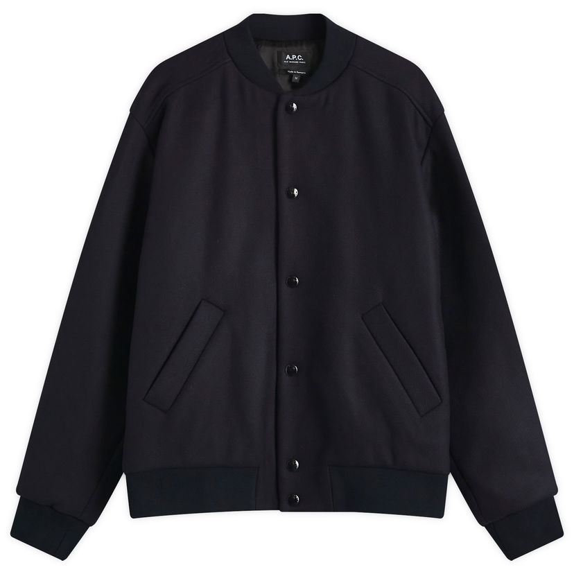 Bomber jakna A.P.C. Logo Varsity Jacket Modra | WVBDE-M02974-IAK