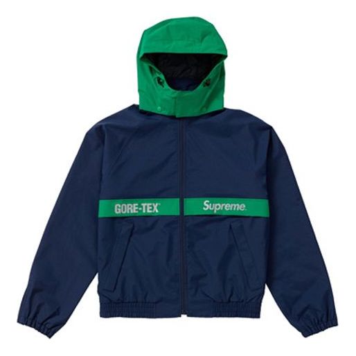 Vetrovka Supreme GORE-TEX Court Jacket FW18 Collection Modra | SUP-FW18-565
