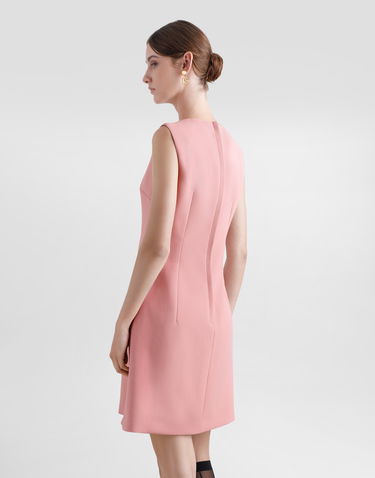 Obleke Dolce & Gabbana Dolce & Gabbana Wool Crepe Fit-and-flare Midi Dress Roza | F6TMMTFU2L8F0473, 3