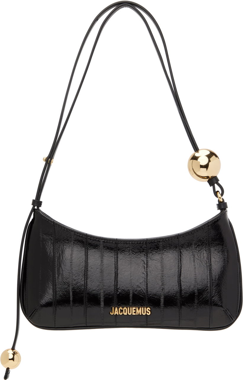 Torba za čez ramo Jacquemus 'Le Bisou Perle' Bag Črna | 24E231BA057-3169