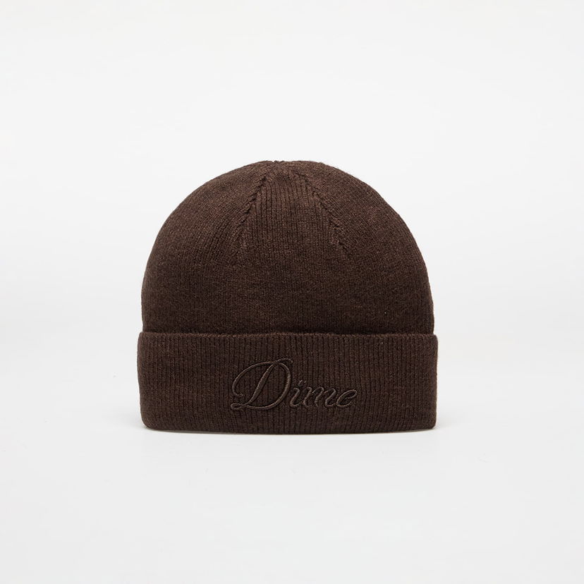 Beanie Dime DIME Cursive Wool Fold Beanie Rjava | DIMEHO2428BRW