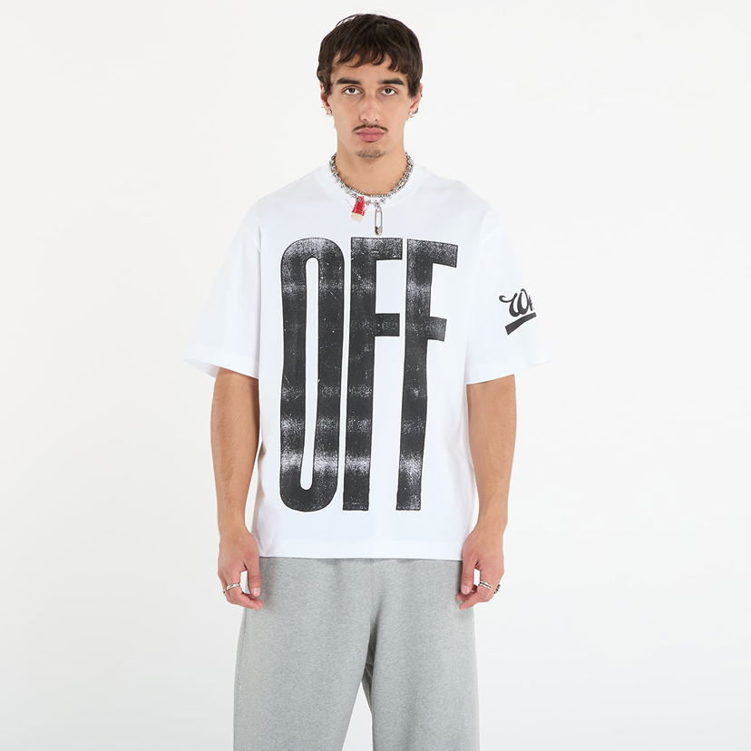 Majica Off-White Off-White Big Off Diag Skate S/S T-Shirt Bela | OMAA120F25JER00L0110
