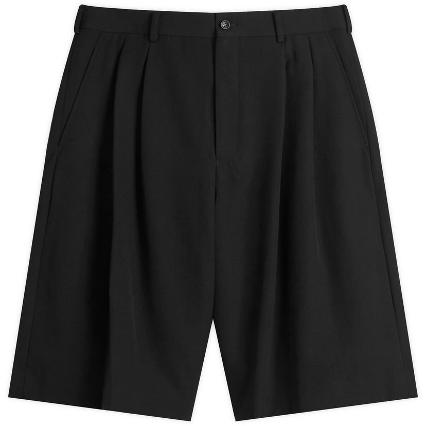 Kratke hlače Comme des Garçons Homme Plus Wool Shorts, Size Large Črna | PP-P051-W25-1
