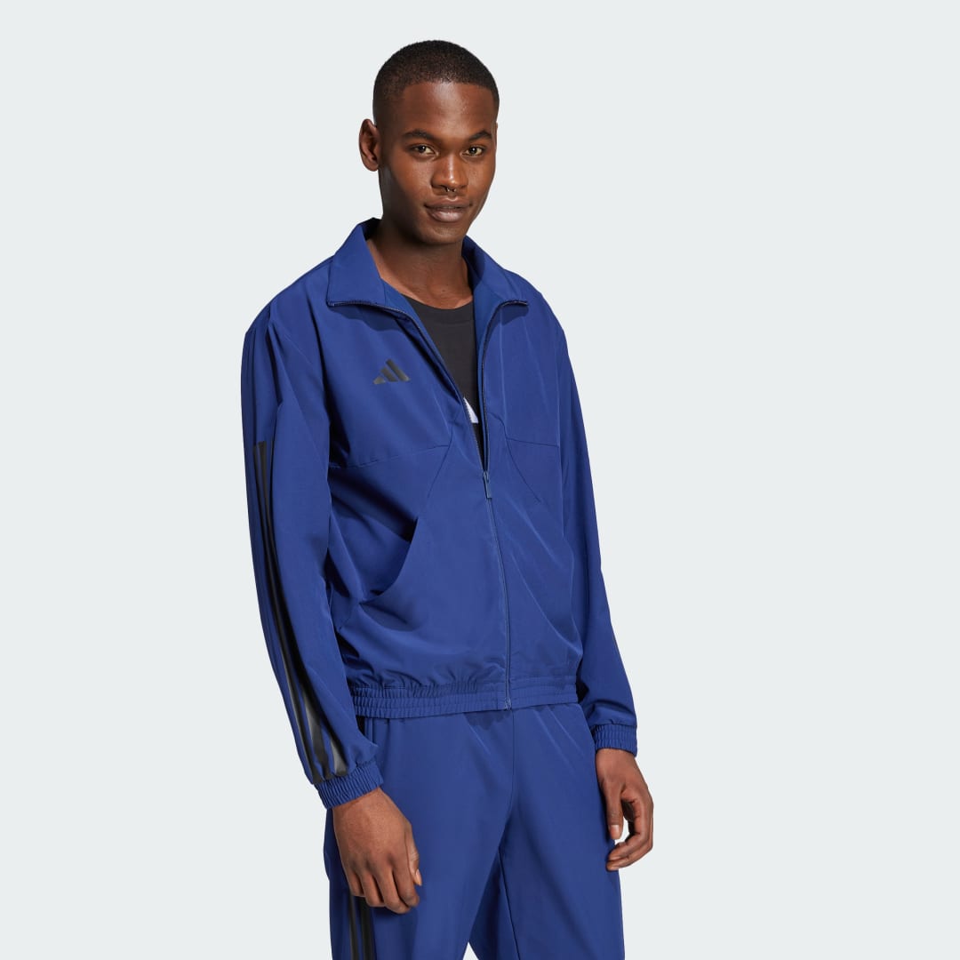 Vetrovka adidas Performance Woven Track Jacket Modra | JC6668, 1