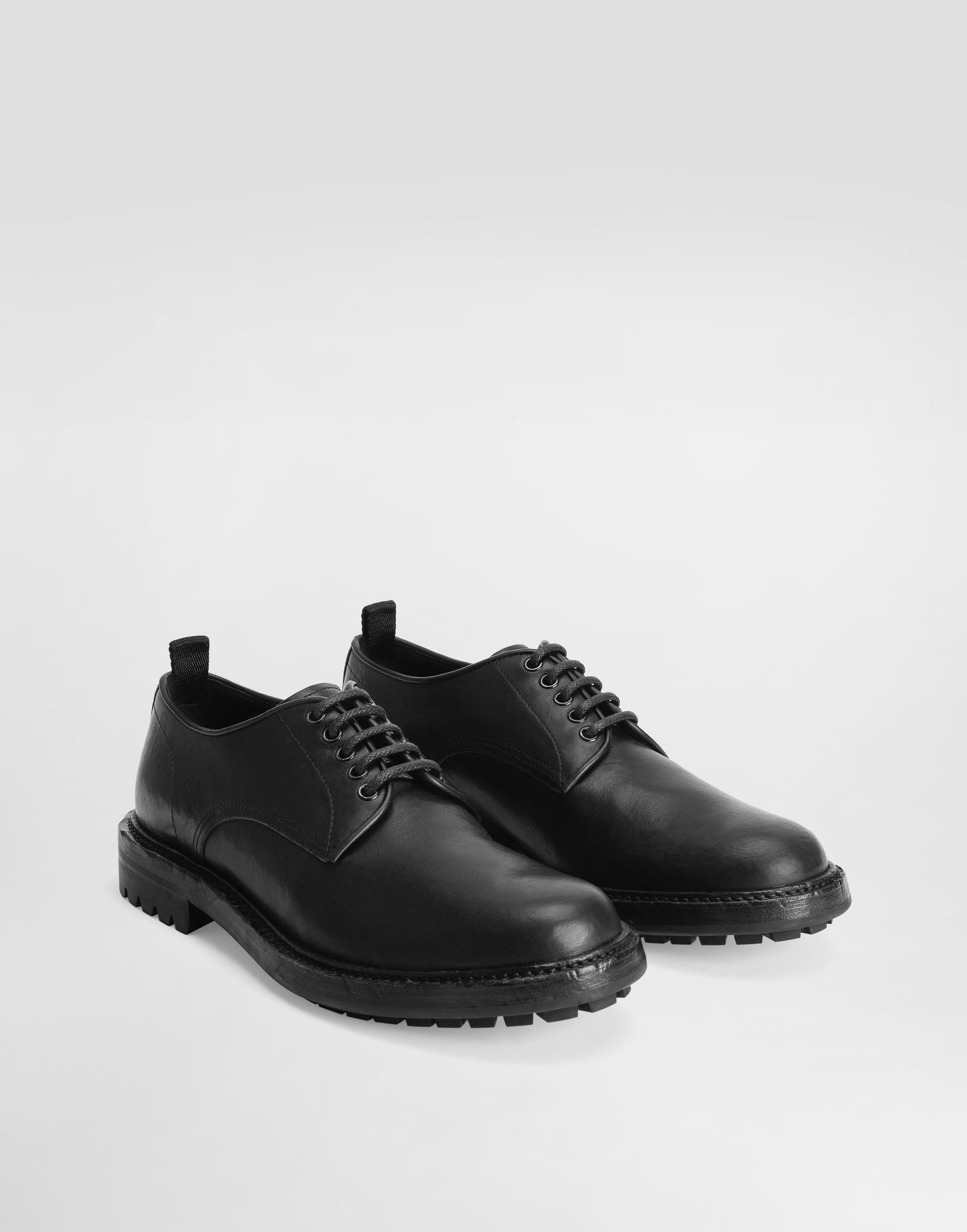 Modni dodatki Dolce & Gabbana Dolce & Gabbana Calfskin Derby Shoes Črna | A10889AV32580999, 1