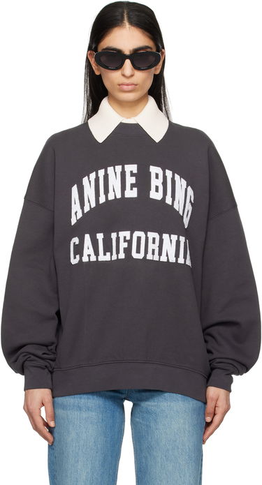 Pulover Anine Bing Anine Bing Miles Sweatshirt Siva | A-08-10025-009, 0
