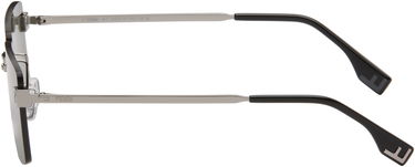 Sončna očala FENDI Rectangular Rimless Sky Eyewear with Monogram Temples Zelena | FE40165UM6014N 840126859997, 2
