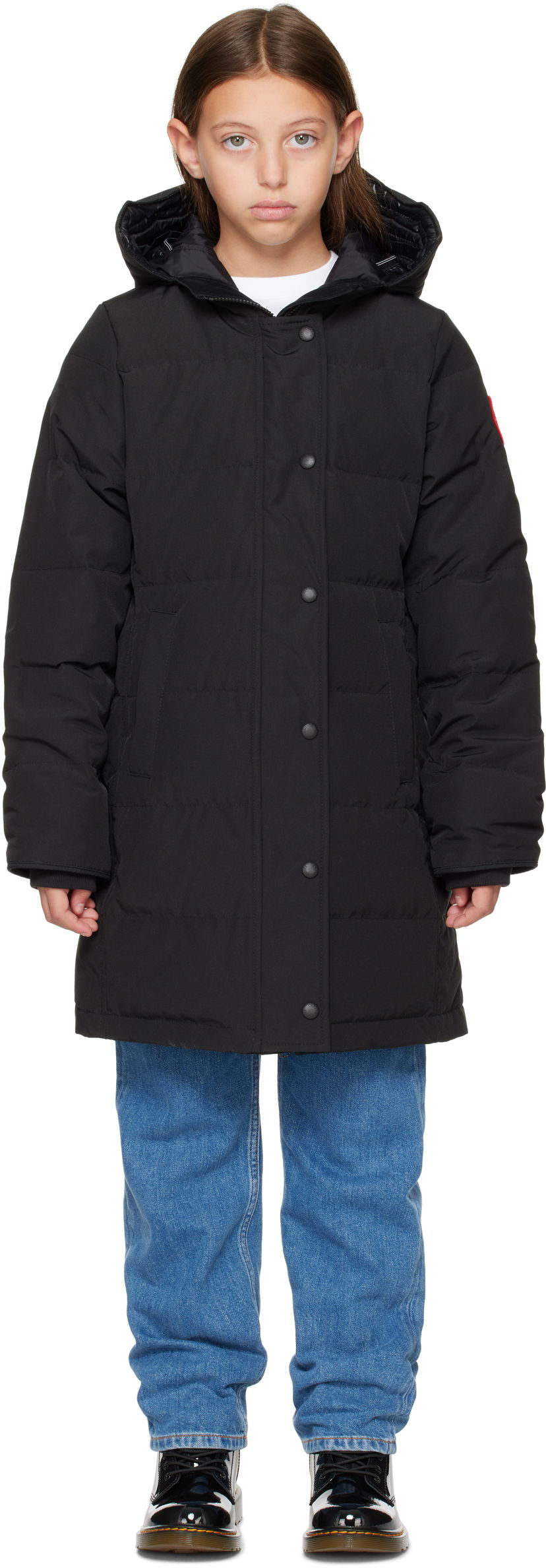 Puhovka Canada Goose Kids' Juniper Down Coat Črna | 4559Y