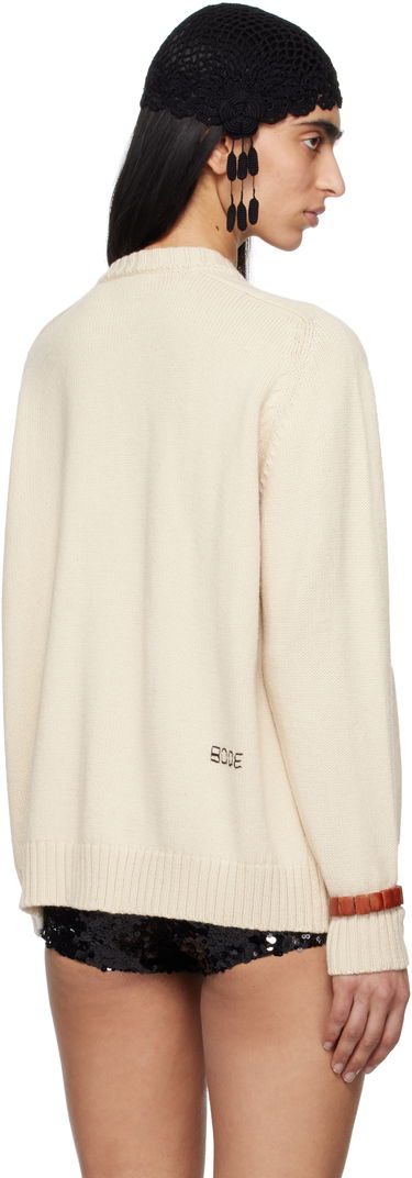 Pleteni pulover Bode Bode Meringue Knit Cardigan Bež | MRS25KT006, 2