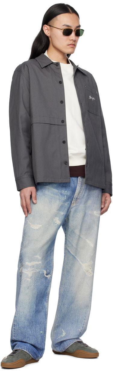 Srajce AXEL ARIGATO Axel Arigato Rowe Canvas Overshirt Siva | A2917002, 3