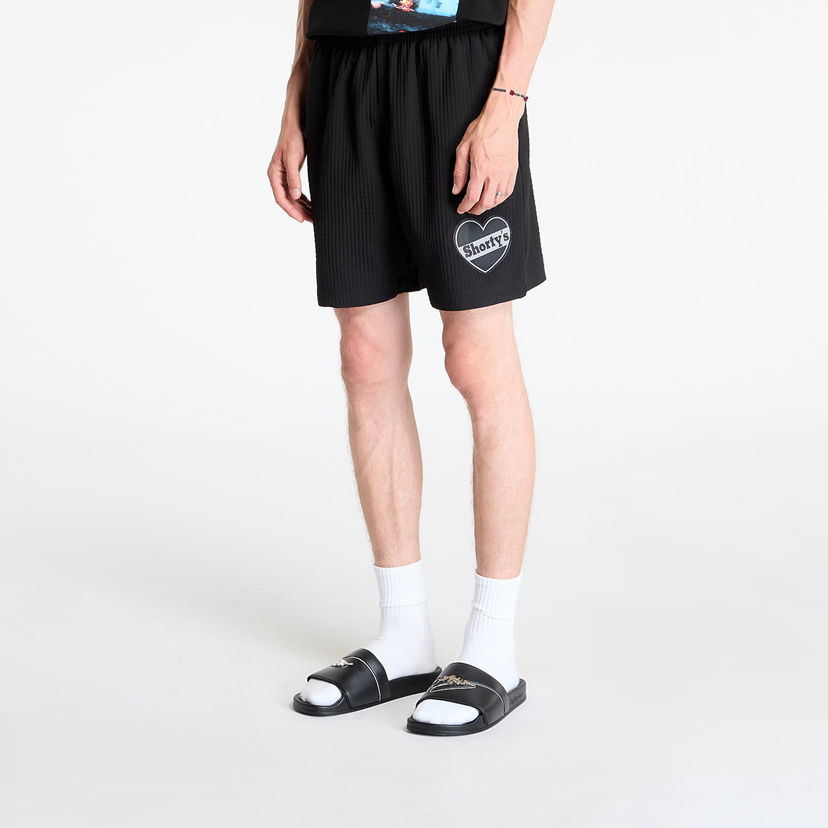 Kratke hlače Pleasures Heart Sport Shorts Black Črna | P24F009 BLACK