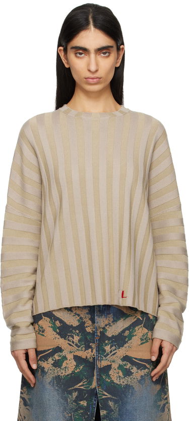 Pleteni pulover Eckhaus Latta Eckhaus Latta Keyboard Knit Sweater Bež | 8026-EL-PS25-DU -, 0