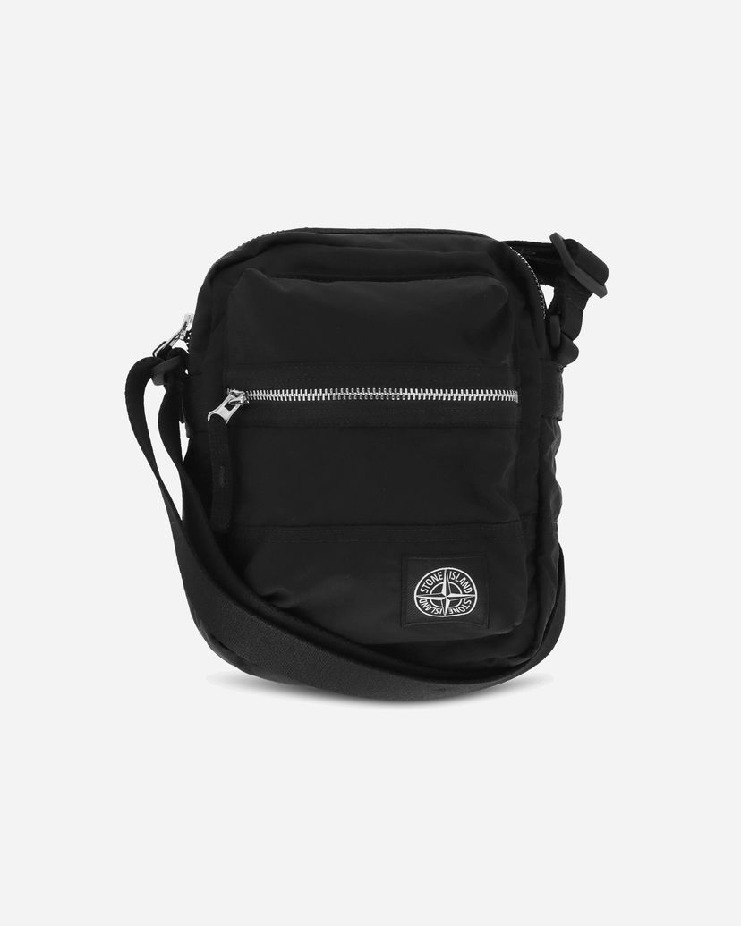 Torba za čez ramo Stone Island Stone Island Nylon Metal Pouch Bag Črna | K2S15-9200015-S0251 V0029