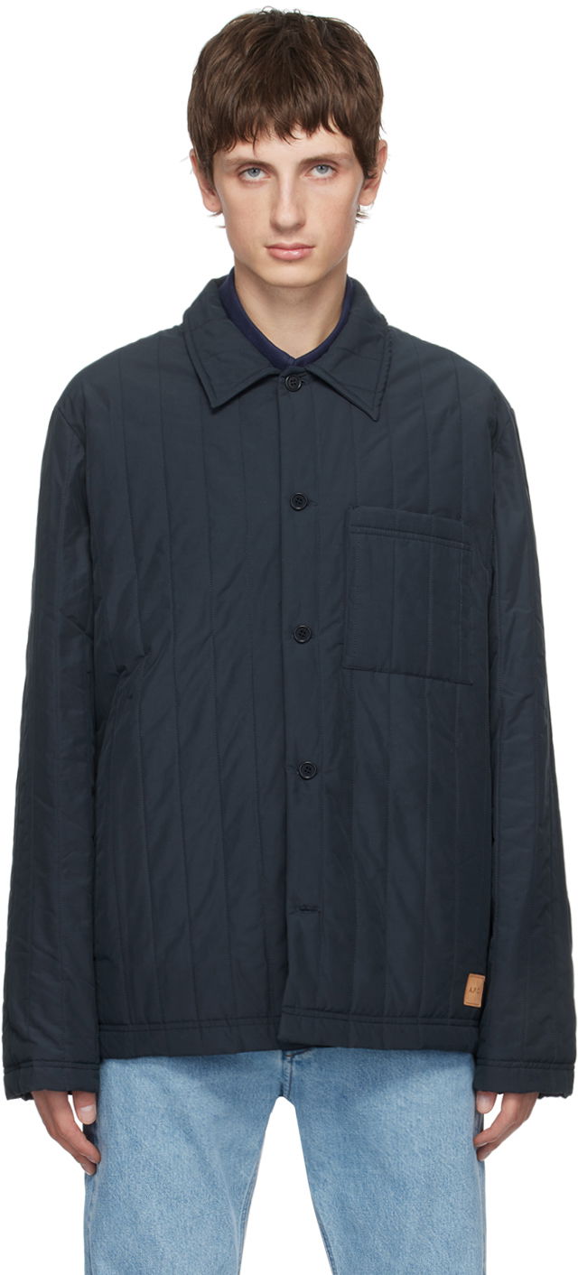 Jakna A.P.C. Hugo Jacket Mornarica | COEZV-H02859, 0