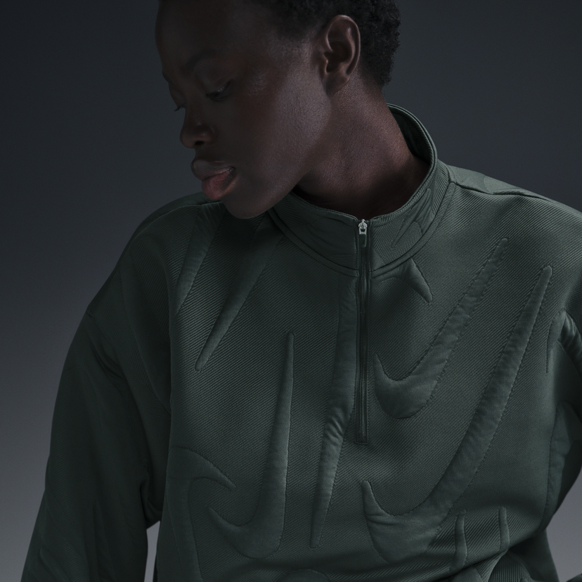 Pulover Nike Relaxed Fit Sweatshirt Zelena | FV7806-338