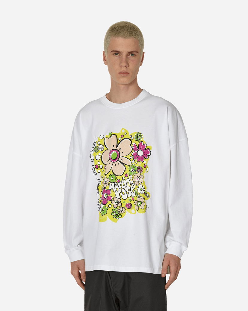 Majica Martine Rose Oversized T-Shirt Bela | MRSS24-624A WHFEFL