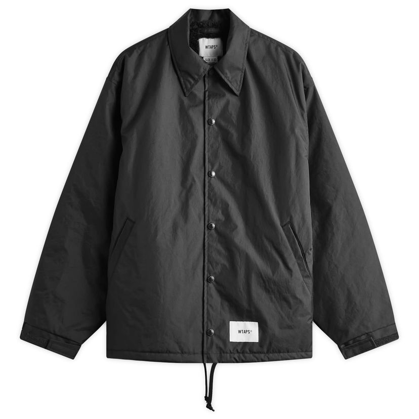 Vetrovka WTAPS Boa Lined Coach Jacket Črna | 242TQDT-JKM01-BLK