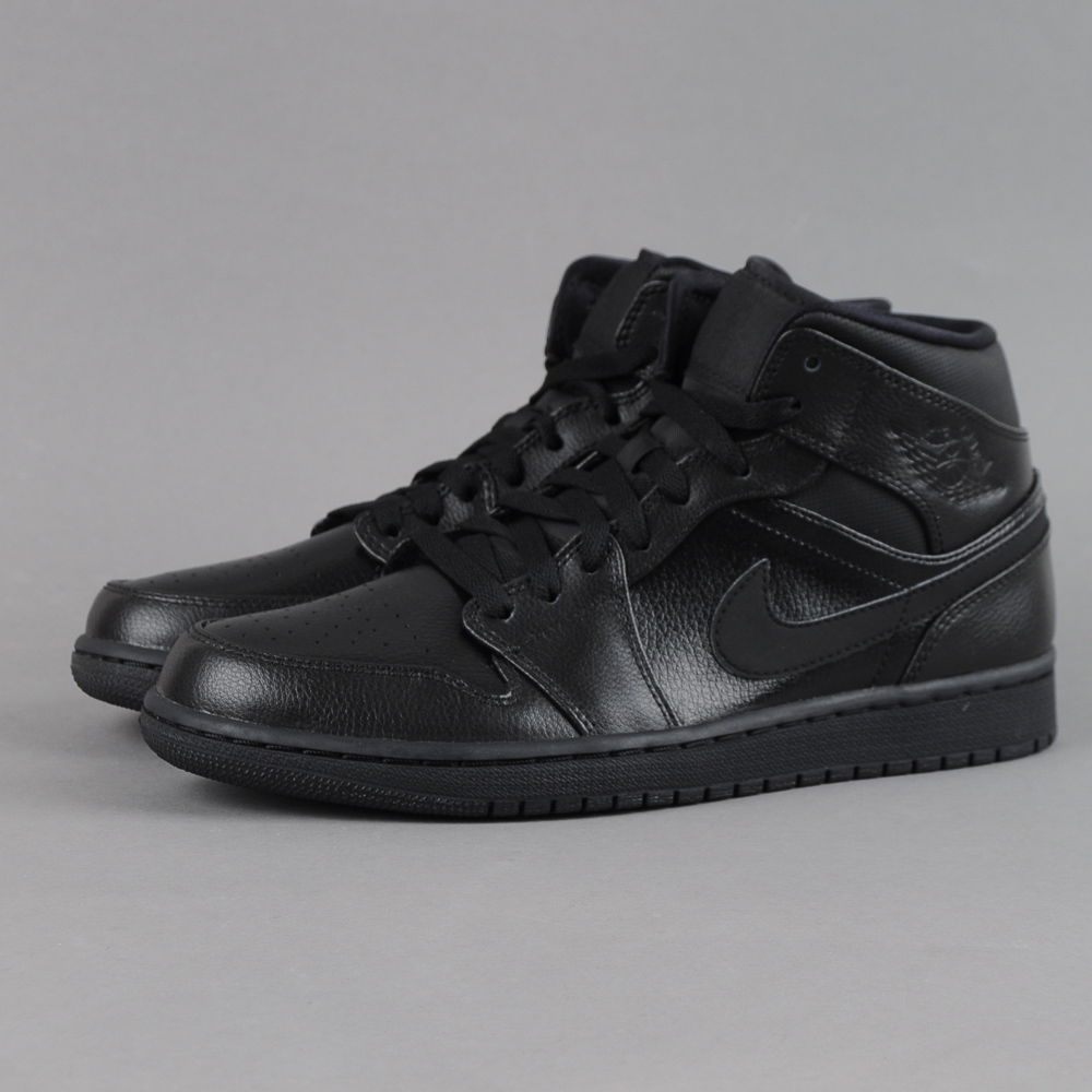 Superge in čevlji Jordan Air Jordan 1 Mid "Black" Črna | 554724-030, 1