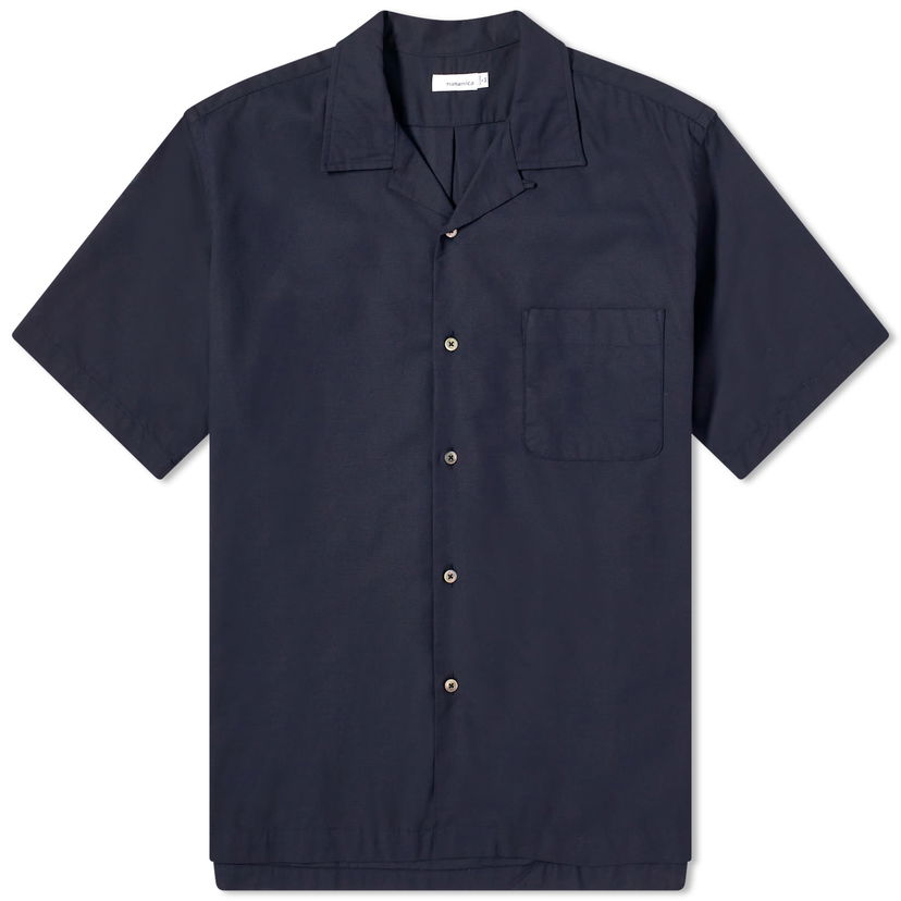 Srajce NANAMICA Short Open Collar Črna | SUGS410E-N