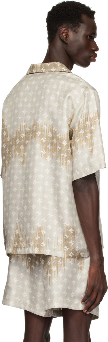 Srajce AMIRI Amiri MA Quad Bleached Camp Shirt Bež | AMSTCA1110, 2