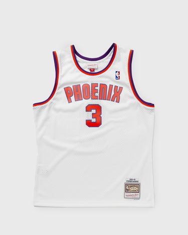 Dres Mitchell & Ness NBA Swingman Jersey Phoenix Suns Alternate 2002-03 Stephon Marbury #3 Bela | SMJY4445-PSU02SMBWHIT, 0