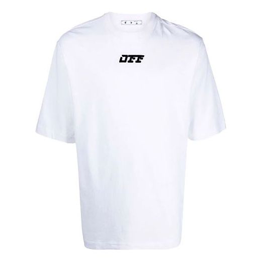 Majica Off-White Off-White FW21 Logo Loose Fit T-Shirt Bela | OMAA119F21JER0040110